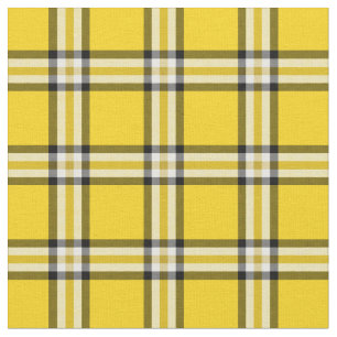 Tissu Tartan jaune de plaid