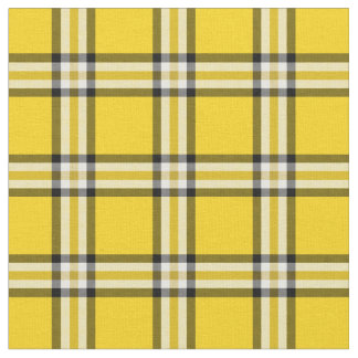 Tissu Tartan jaune de plaid