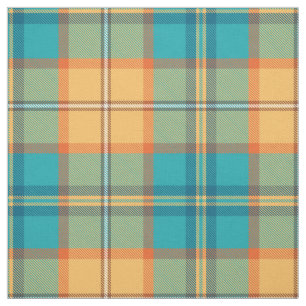 Tissu Tartan Martin-pêcheur
