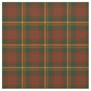 Tissu Tartan national canadien de feuille d'érable