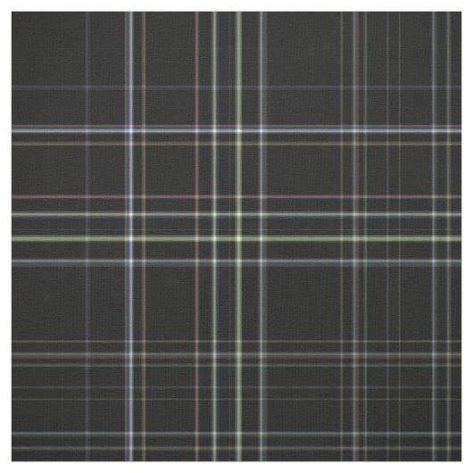 Tissu Tartan noir (Échantillon)