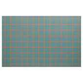 Tissu Tartan Plaid Clan Wilson Orange Blue Check (Yard)