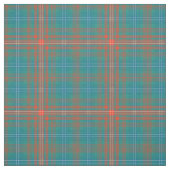 Tissu Tartan Plaid Clan Wilson Orange Blue Check (Échantillon)