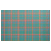 Tissu Tartan Plaid Clan Wilson Orange Blue Check (Fat Quarter)