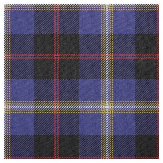Tissu Tartan Plaid de Clan Hill en Écosse (Échantillon)