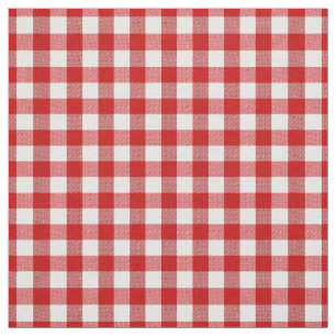 Tissu Tartan plaid pique-nique en cage rouge motif rouge