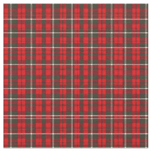 Tissu Tartan Plaid Rouge traditionnel Collection populai