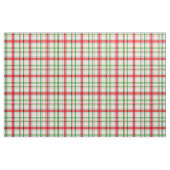 Tissu Tartan plat de Noël - Blanc (Fat Quarter)
