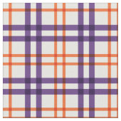 Tissu Tartan pourpre et orange (Fermer)