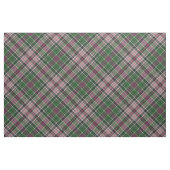 Tissu Tartan rose et vert-foncé de chèvrefeuille (Fat Quarter)
