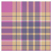 Tissu Tartan rose, or et bleu (Fermer)