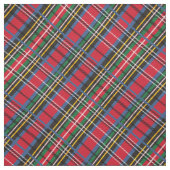 Tissu Tartan rouge, bleu, vert (Échantillon)
