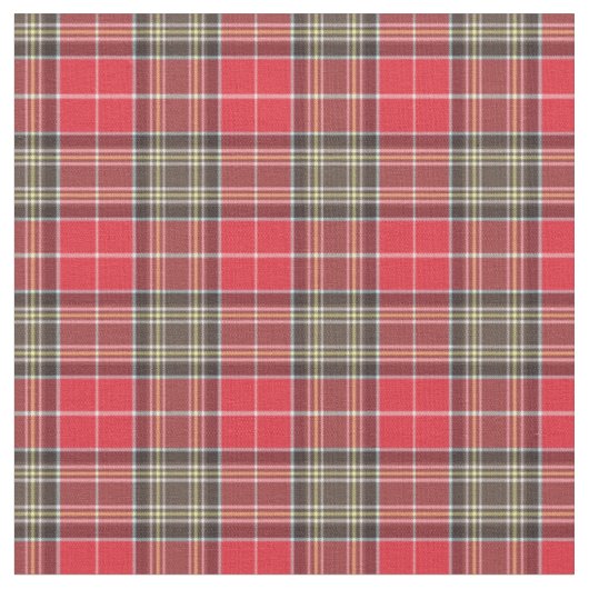 Tissu Tartan rouge écossais (Fermer)