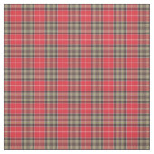 Tissu Tartan rouge écossais (Échantillon)