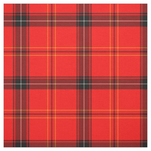 Tissu Tartan Rouge Écossais (Échantillon)