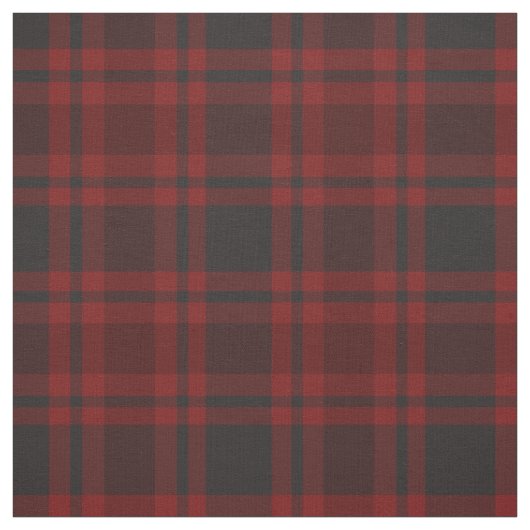 Tissu tartan rouge et gris  (Échantillon)