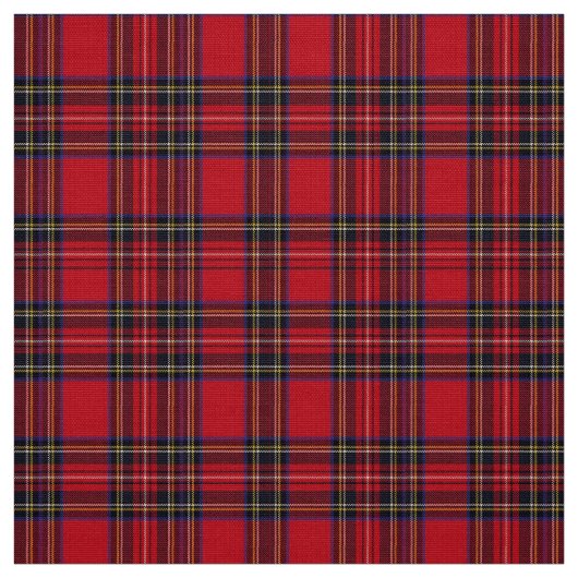 Tissu Tartan royal de Stewart (Échantillon)