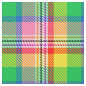 Tissu Tartan vert rose (Fermer)