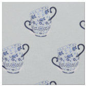 Tissu Tasses à thé cobalt (Fermer)
