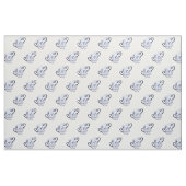 Tissu Tasses à thé cobalt (Fat Quarter)