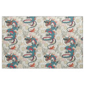 Tissu tatouage de dragon clair (Fat Quarter)