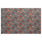Tissu Tatouage maman Chevron blanc (Fat Quarter)