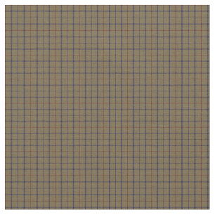 Tissu Tattersall Fashion Brooks Camel Bleu Rouge