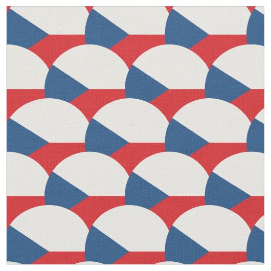 Tissu Tchèque Drapeau et République Tchèque Tissu/mode b (Fermer)
