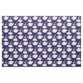 Tissu Tea Cup et Pot Cute Café Barista (Fat Quarter)