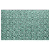 Tissu Teal Leopard Print Trendy Retro Fabric (Fat Quarter)