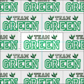 Tissu TEAM GREEN Chili (Carreau)