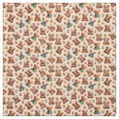 Tissu Teddy Bear Motif sans couture pour enfants (Échantillon)