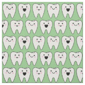 Tissu Teeth Dentiste Fée Dentiste Vert dentaire (Échantillon)