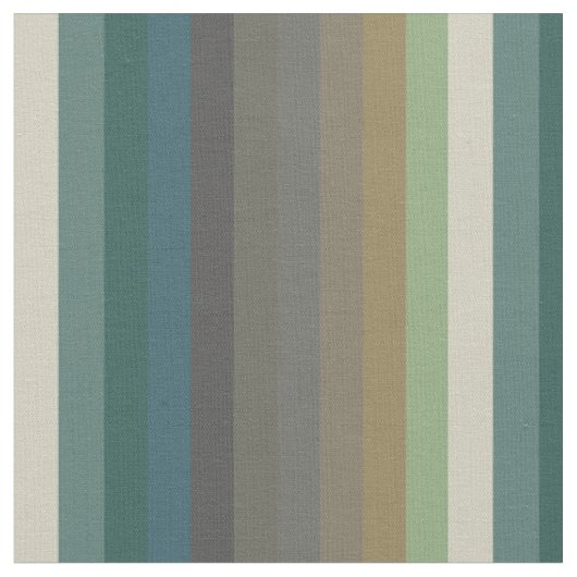 Tissu Teintes sarcelle et rayures vert mousse (Fermer)