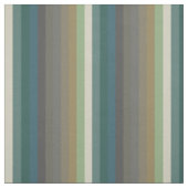 Tissu Teintes sarcelle et rayures vert mousse (Échantillon)