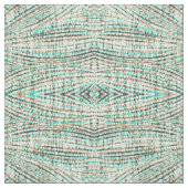 Tissu Teinture de noue dorée à la menthe moderne Abstrai (Échantillon)