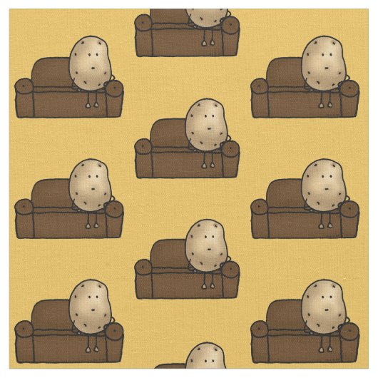 Tissu Téléphage drôle (Fermer)