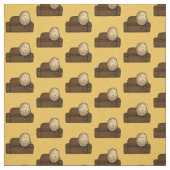 Tissu Téléphage drôle (Échantillon)