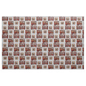Tissu Téléviseurs vintages impression de nouveauté (Fat Quarter)