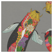 Tissu tempête de koi (Fermer)