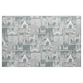 Tissu Tempête gris foncé de Chicago toile (Fat Quarter)
