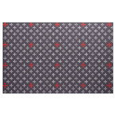 Tissu Templiers noirs Température Masonic Argent rouge v (Fat Quarter)