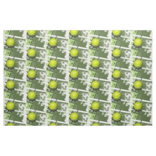 Tissu Tennis Design Fabric (Fat Quarter)
