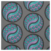 Tissu Tentacle Yin Yang (Échantillon)