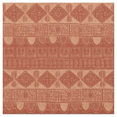 Tissu terre cuite de pêche de rayure de machaon (Fermer)