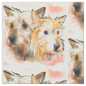 Tissu Terrier australien (Fermer)