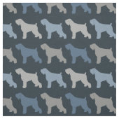Tissu Terrier russe noir (Échantillon)