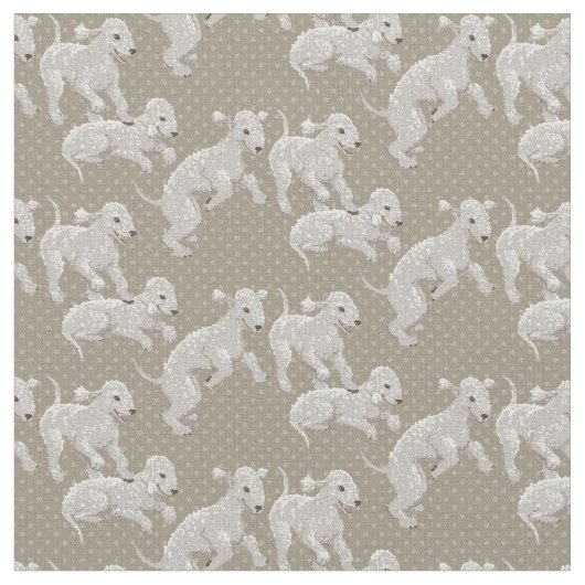 Tissu Terriers de Bedlington (Fermer)