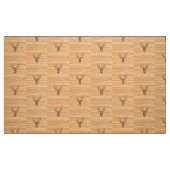 Tissu Tête de cerf à queue blanche Trophée Style grain d (Fat Quarter)