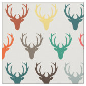 Tissu tête de cerf rétro crème simple (Fermer)